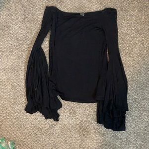 Free people bell sleeve off the shoulder top